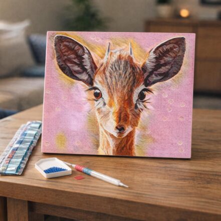 Broderie Diamant - Bébé Tigre