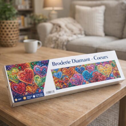 Broderie Diamant - Coeurs