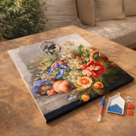 Broderie Diamant - Fleurs et Fruits - Severin Roesen