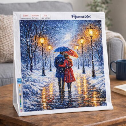 Broderie Diamant - Hiver Romantique