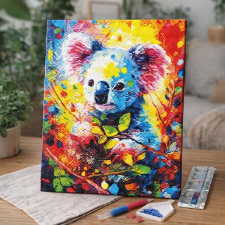 Broderie Diamant - Koala et son Petit