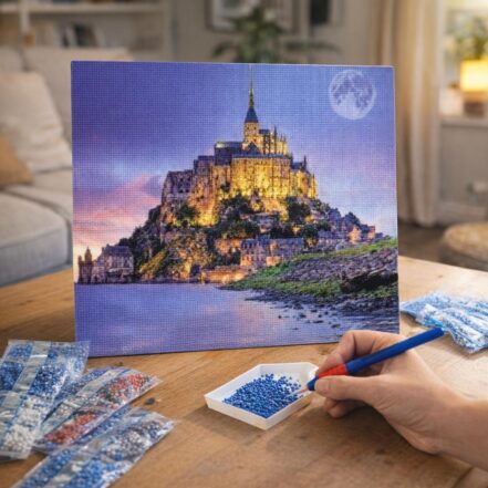 Broderie Diamant - Le Chat connaisseur