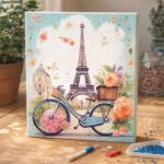 Broderie Diamant - Paris en fleurs