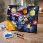 Broderie Diamant - Planètes