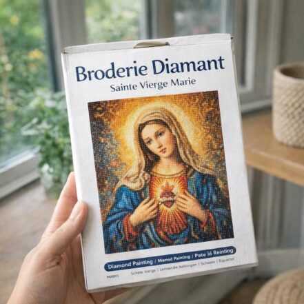 Broderie Diamant - Sainte Vierge Marie