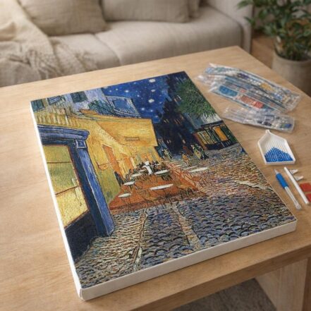 Broderie Diamant - Van Gogh Nuit Etoilée sur le Rhône
