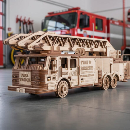 Camion de pompiers mécanique