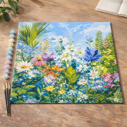 Oiseaux du jardin tropical - Toile roulée
