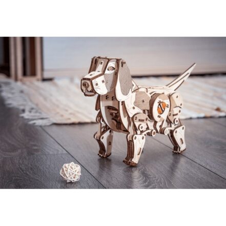 Chien mécanique - Puzzle 3D mécanique en Bois