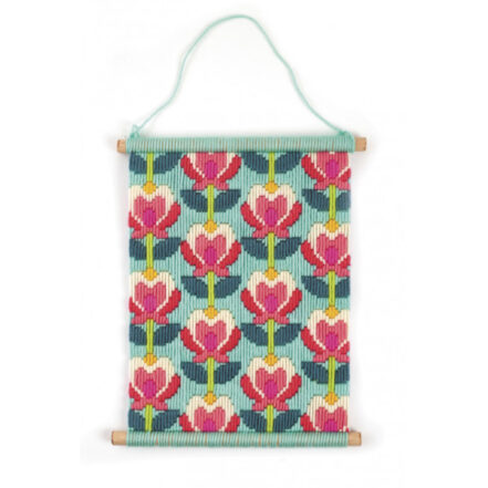 Kit broderie - Canevas - Fleurs de lotus