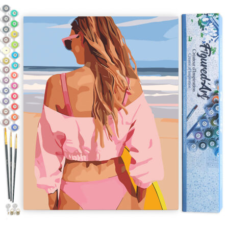 Journée de plage avec style - Toile roulée