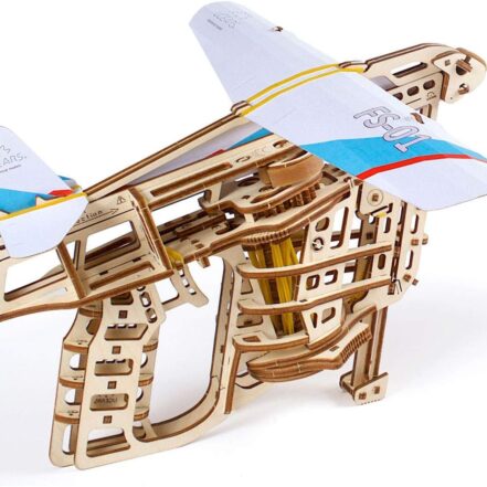 Lanceur d'avions en bois - Puzzle 3D