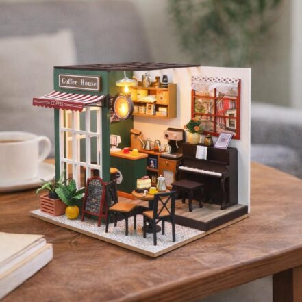 Maison Miniature Café de l'Après-midi