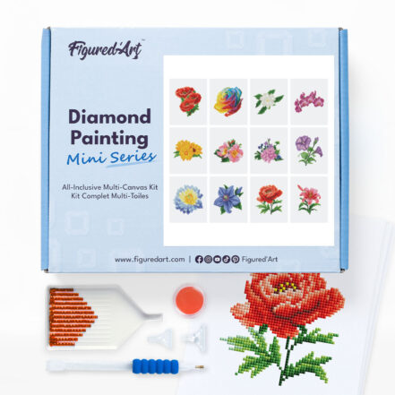 Broderie Diamant - Beauté au bord de la mer
