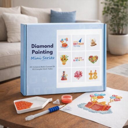Mini Série Diamond Painting - Joyeux Anniversaire