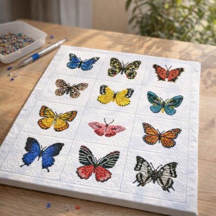 Mini Série Diamond Painting - Papillons 2