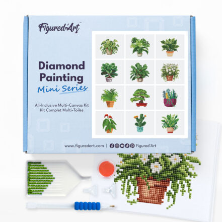 Mini Série Diamond Painting - Plantes 2