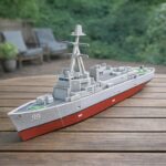 Navire de combat maquette en mousse - puzzle 3D
