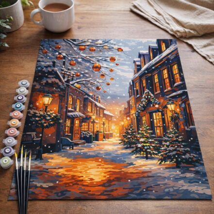 Noël à l’Heure Dorée - Toile roulée