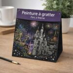 Peinture à gratter - Parc à thème