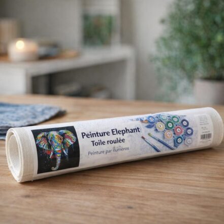 Peinture Elephant - Toile roulée