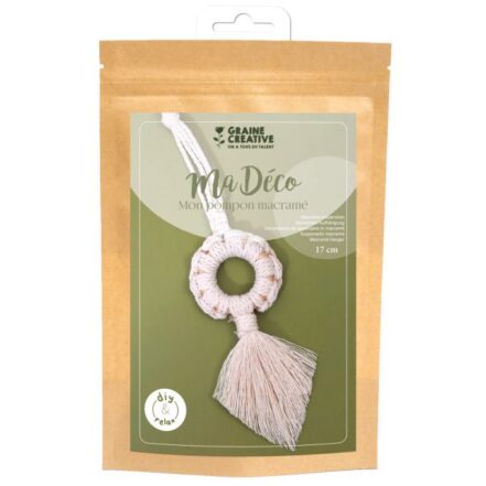 Kit macramé : petit pompom