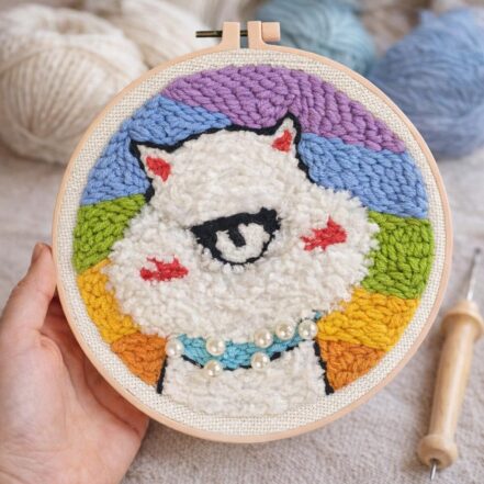 Punch Needle Alpaga duveteux