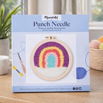 Punch Needle Arc en Ciel