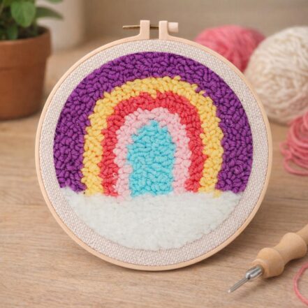 Punch Needle Arc en Ciel