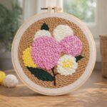Punch Needle Bouquet de Fleurs