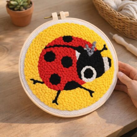 Punch Needle Coccinelle