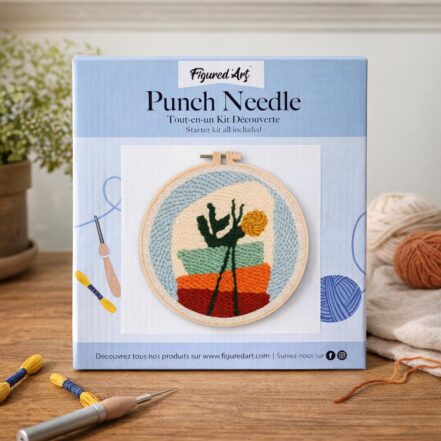 Punch Needle Composition Florale 1