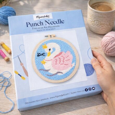 Punch Needle Cygne Love