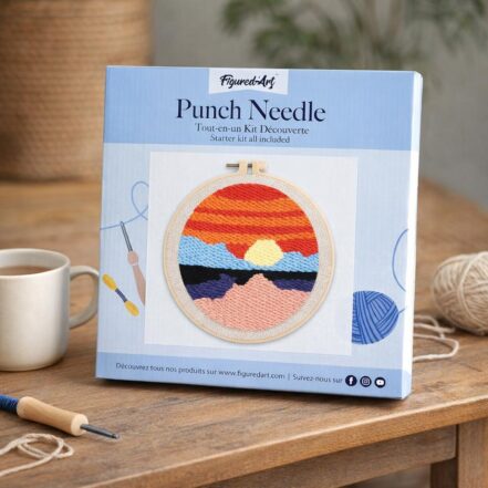Punch Needle Face à la Mer