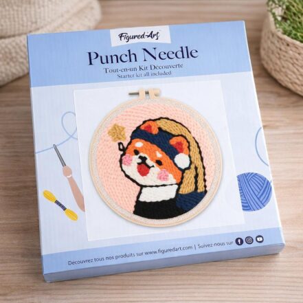 Punch Needle Fille à la Perle