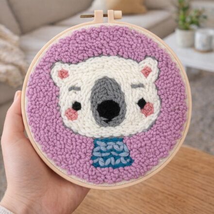 Punch Needle Koala mignon