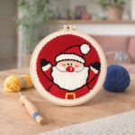 Punch Needle Le Père Noël