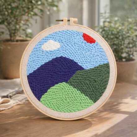 Punch Needle Montagnes