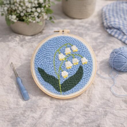 Punch Needle Muguet