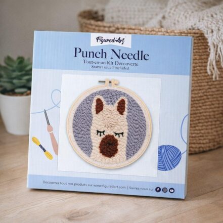 Punch Needle Petit Lama