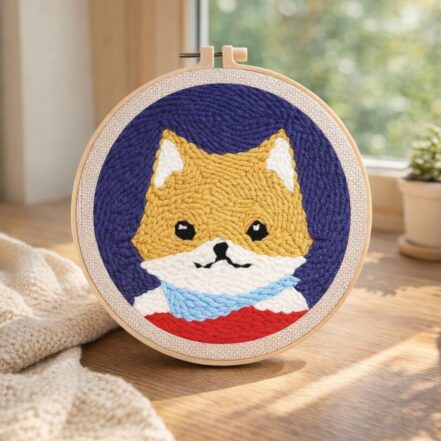Punch Needle Lapin Clin d'Oeil