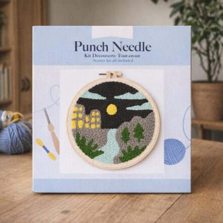Punch Needle Botanic Abstrait 2