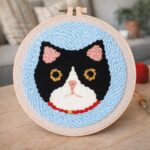 Punch Needle Tête de Chat