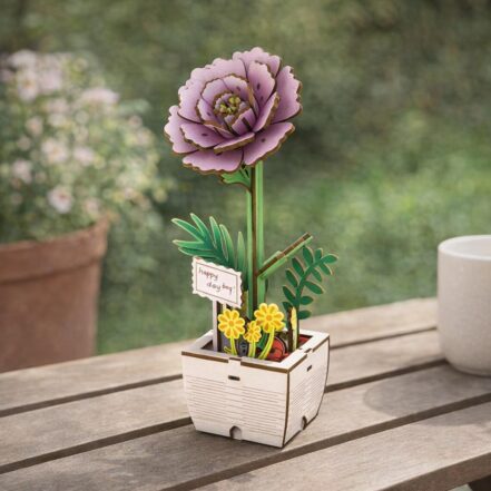 Puzzle 3D Pivoine