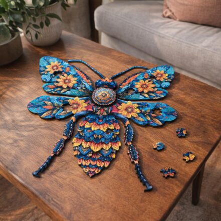 Puzzle en Bois Adulte - Mandala coloré