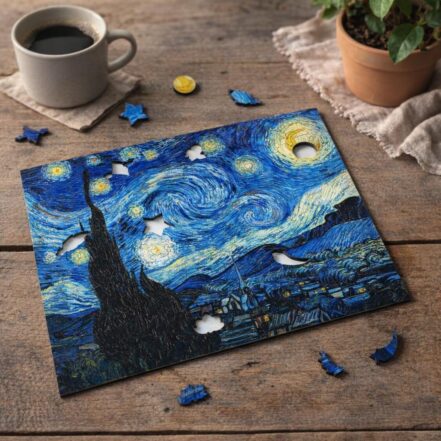 Puzzle en Bois Adulte - La Grande Vague de Kanagawa par Hokusai