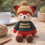 Kit DIY crochet Amigurumi - Renard