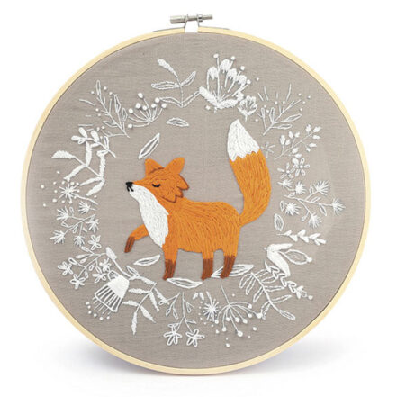 Kit de broderie décorative - Renard