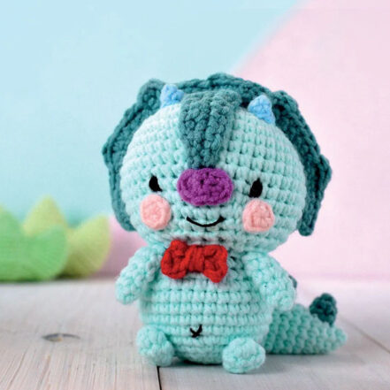 Kit DIY crochet Amigurumi - Taro le dino