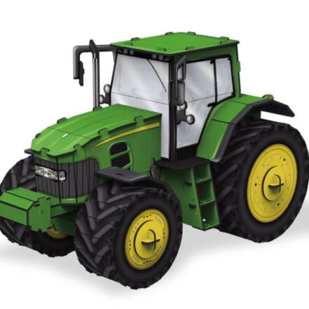Tracteur maquette en mousse - puzzle 3D